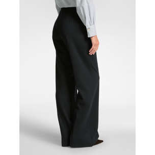 Elena Mirò - Pantaloni maschili in punto Milano - Nero