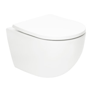 Pack WC bâti ECO 2L Swiss Aqua Technologies + WC suspendu Swiss Aqua Technologies + plaque blanc/chrome (STESTFUWT03-FR)