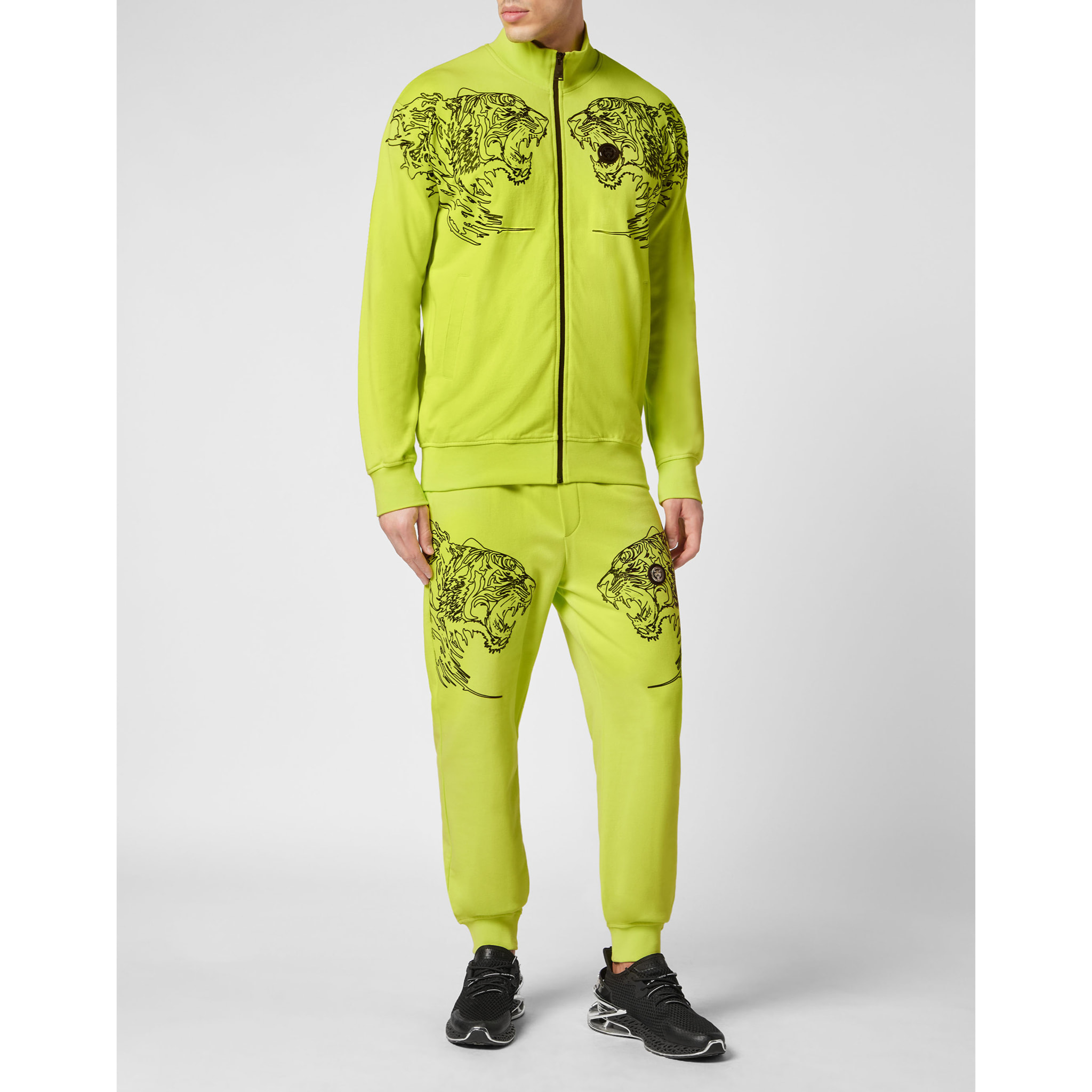 PLEIN SPORT Hooded Sweatjacket TIGER