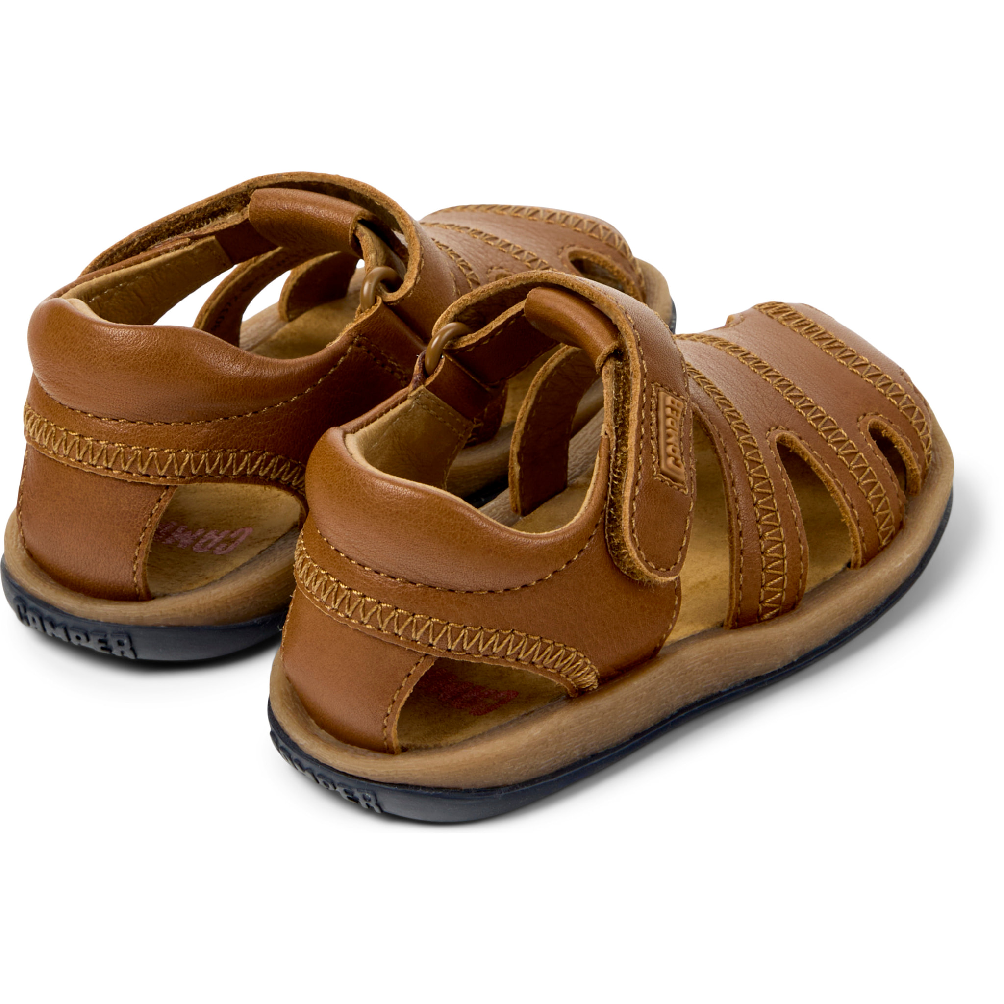 Sandalias - CAMPER Bicho - Marron - Cuero liso