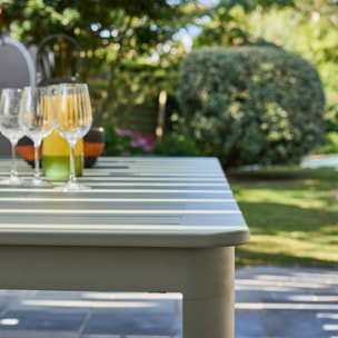 Table de jardin extensible aluminium 12 places KARO