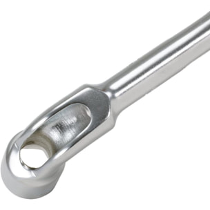 Clé à pipe débouchée chrome mat 6x6 pans - 23 mm - KS TOOLS - 517.0423