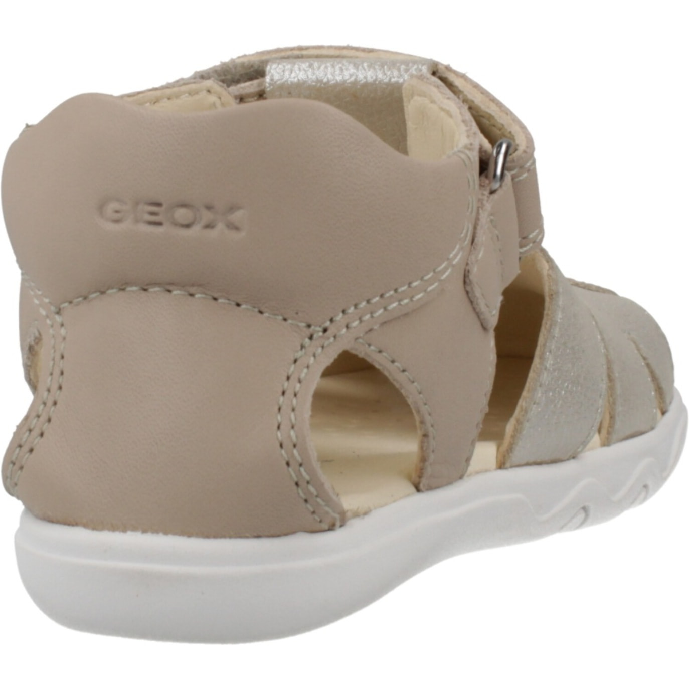 Sandalias Niña de la marca GEOX  modelo B SANDAL STEPPIEUP ORO