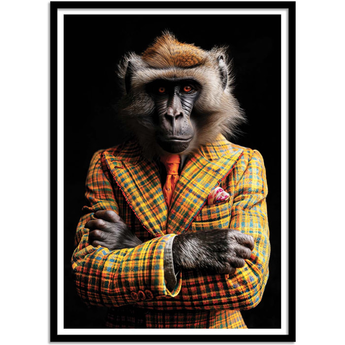 Affiche - Baboon Wild Suits - Philippe Hugonnard