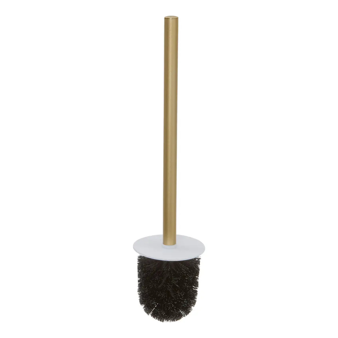 Brosse WC Solis ronde blanc