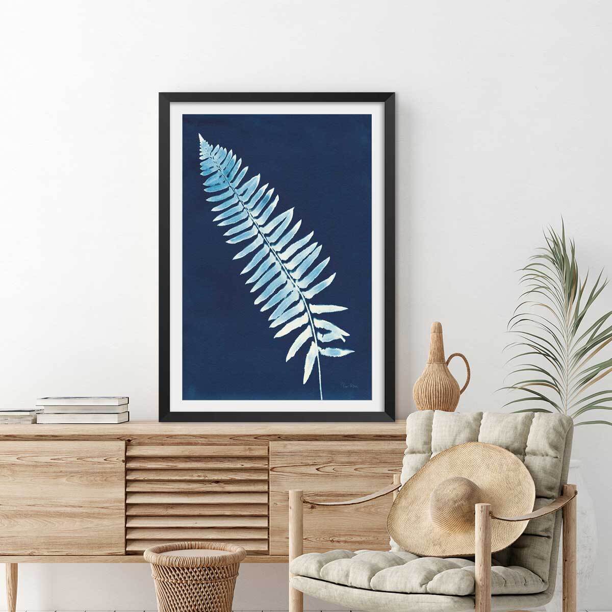 Affiche Fougère bleue Affiche seule