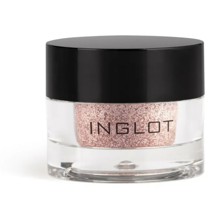 INGLOT AMC Pure Pigment Eye Shadow 148, Pigmento suelto, Vegano, Brullo intenso, Color: Bronce particulas doradas y rosa. 1,5gr