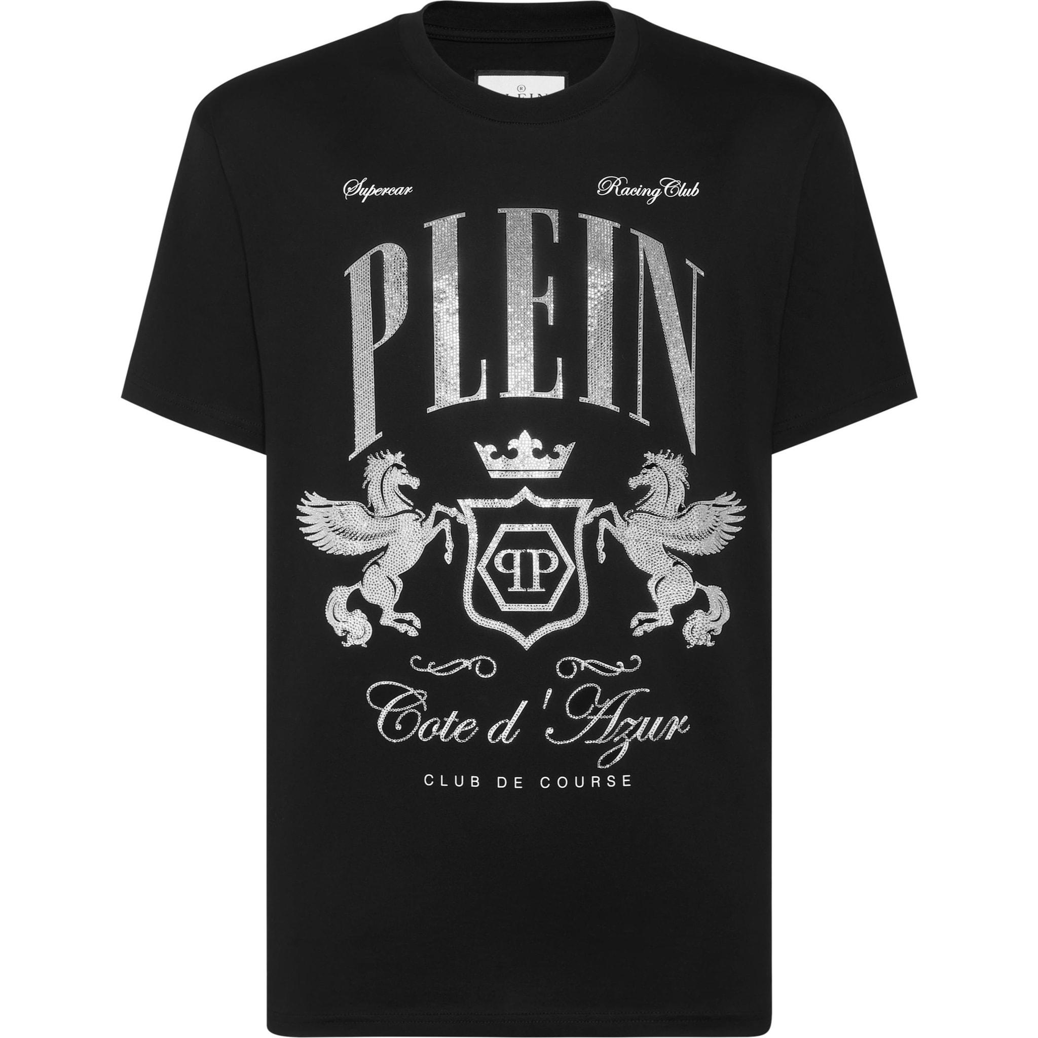 PHILIPP PLEIN T-Shirt Round Neck D AZUR