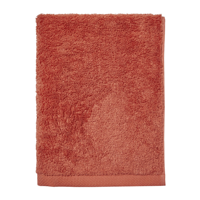 Drap de bain unie en coton, AQUA, Orange