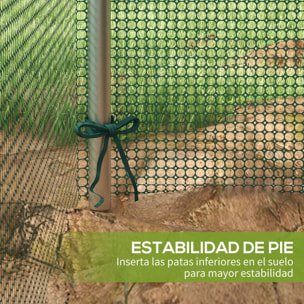 Jaula de Cultivo Jaula de Protección con Soportes de Acero Puerta con Cremallera para Proteger las Plantas Flores en Patio Jardín Terraza 125x125x62,5 cm Verde