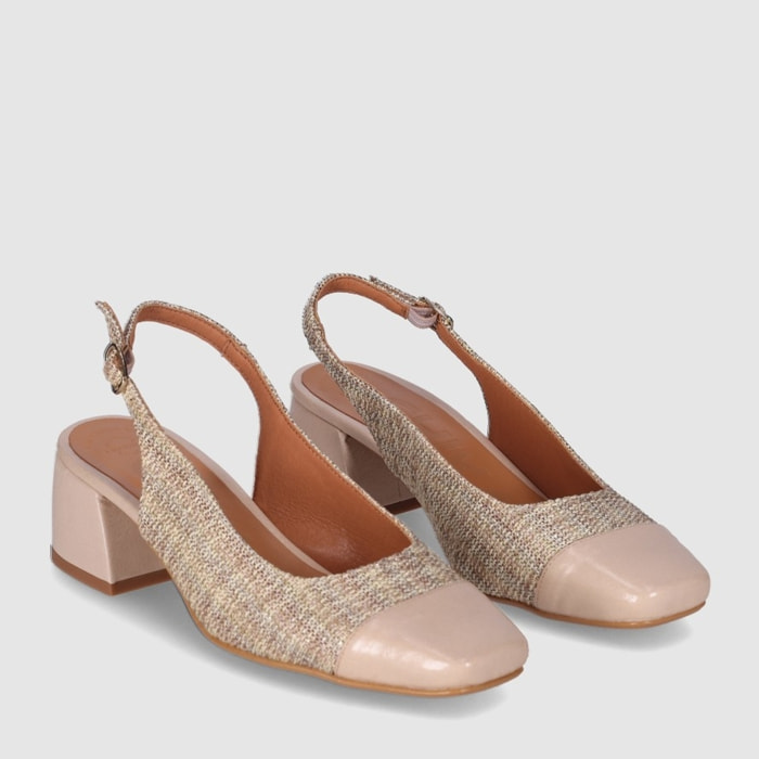 Zapatos de Tejido - Multicolor - Tacón: 3 cm