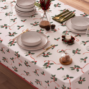 Mantel antimanchas RIBBON ROJO