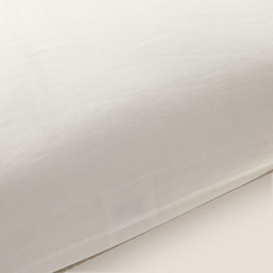Funda de almohada de algodón 180 hilos floral Dreja color marron beige 100% Algodón