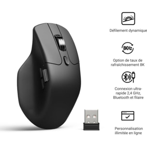 Souris Gamer Sans Fil KEYCHRON M6 8K Ultra Silent Wireless