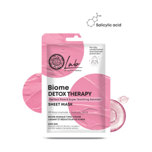 LAB BIOME - Masque en tissu visage Detox usage unique