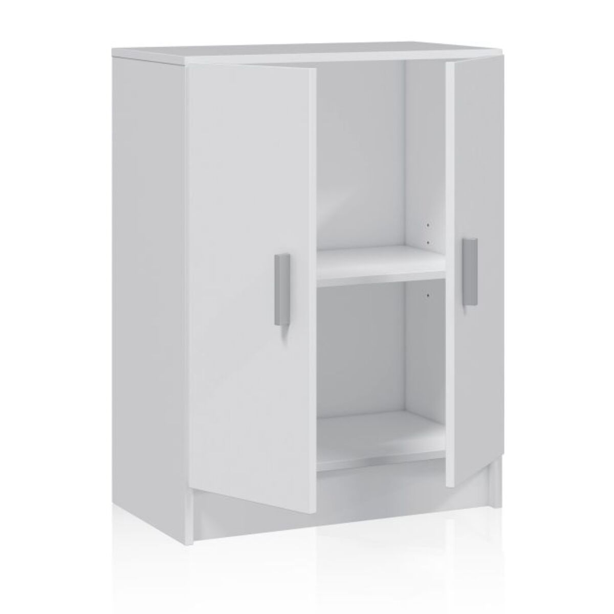 Armario Multi Useful Low 2 Puertas Blanco
