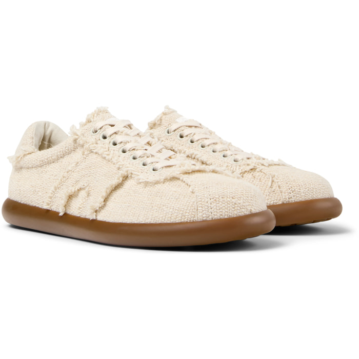Zapatillas - CAMPER Pelotas Soller - Beige - Tejido natural