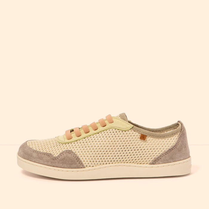 Zapatos N5914 MULTI MATERIAL MULTI CREAM/ ORIGEN color Multi cream