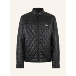 PHILIPP PLEIN Eco Leather Padded Jacket