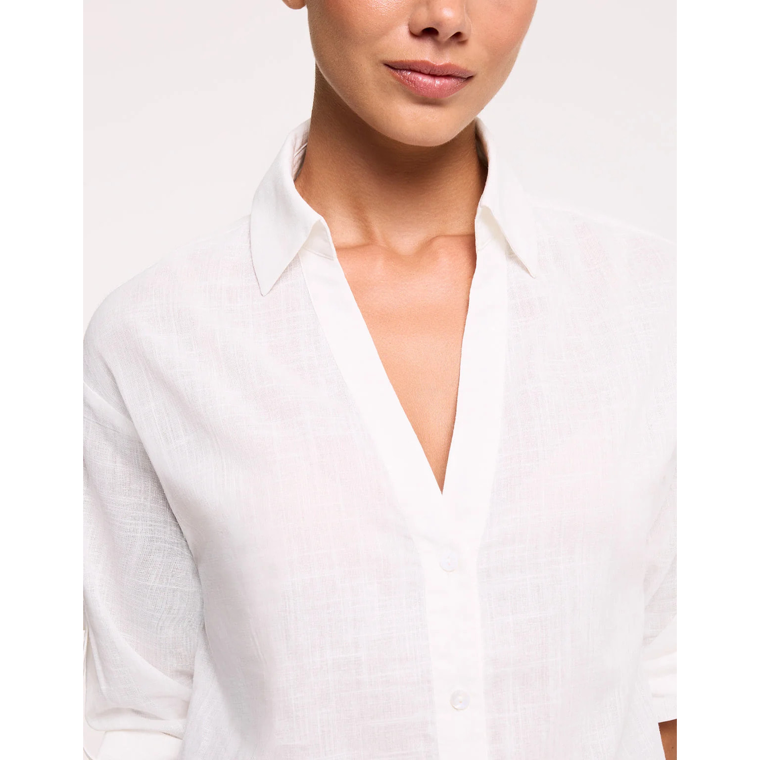 Camisa Manga Media Blanca - Astromi