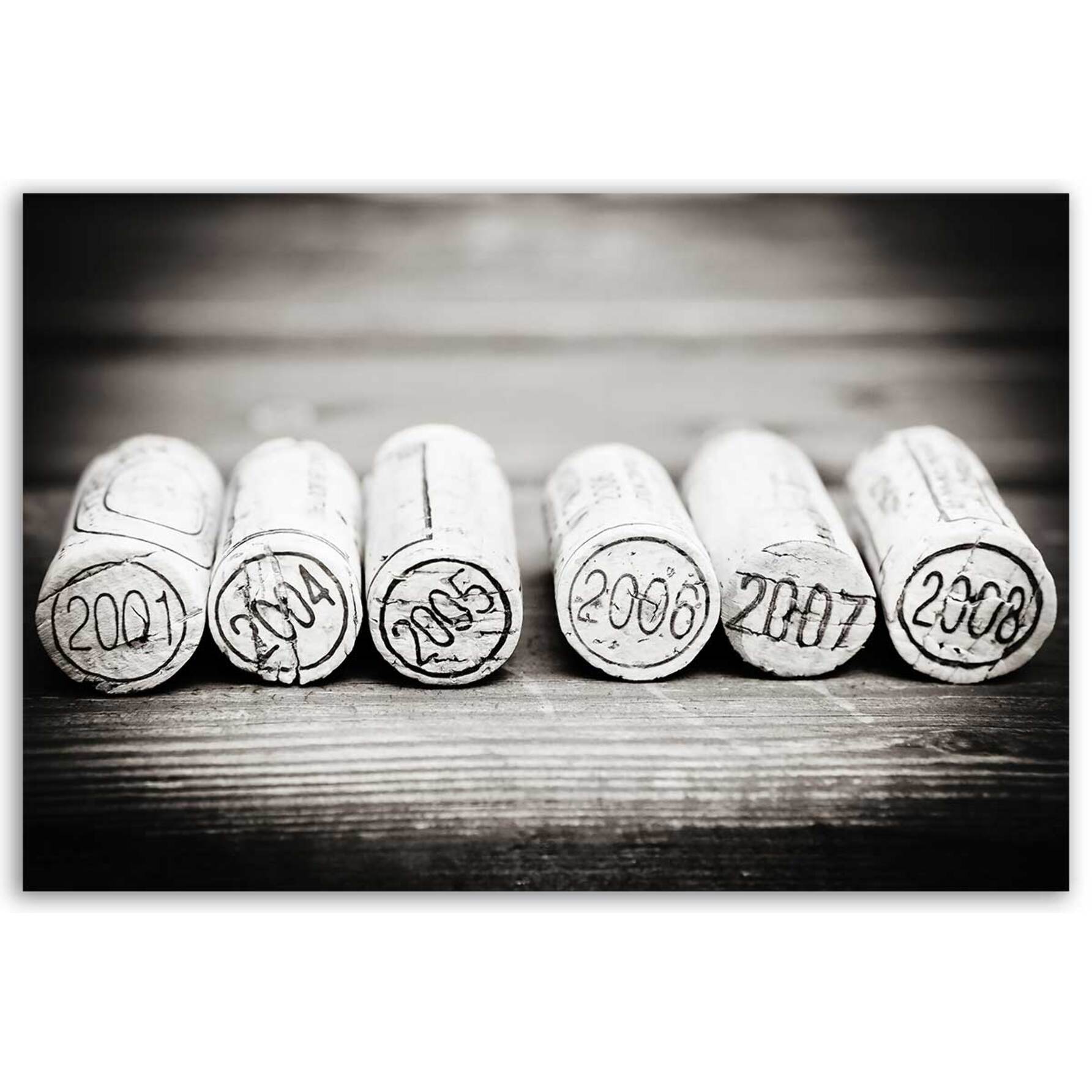 Tableau bouchons en liège Toile imprimée