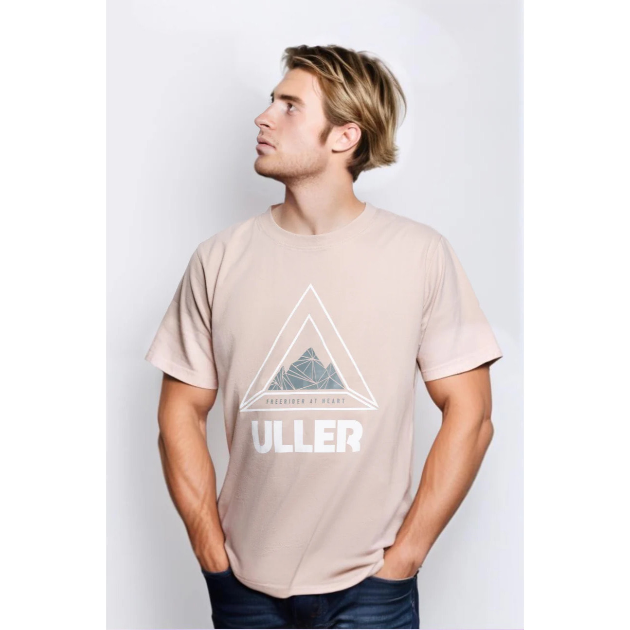 Camisetas para hombre, mujer y niño Uller Rocky Beige