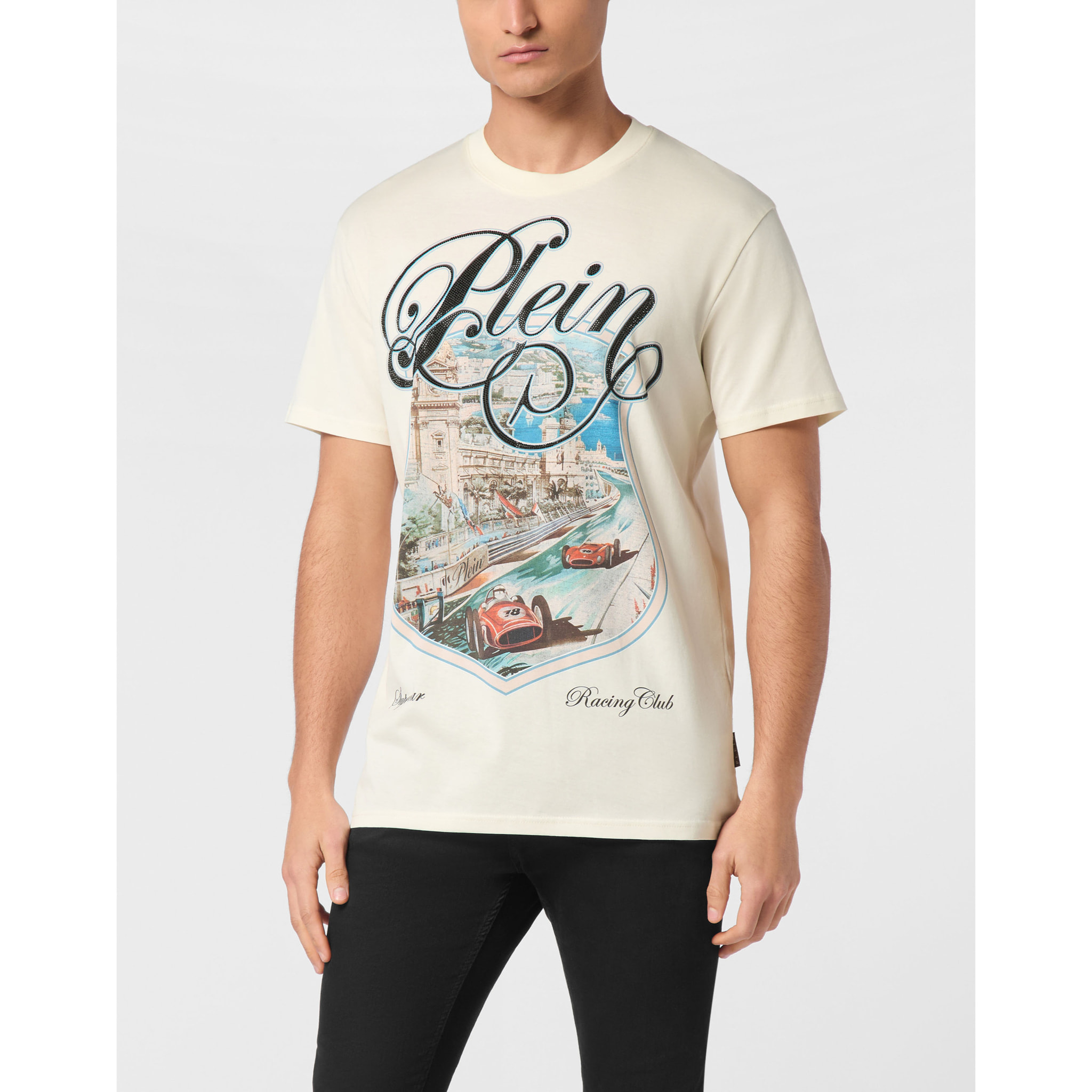 PHILIPP PLEIN Maglietta a girocollo RACING
