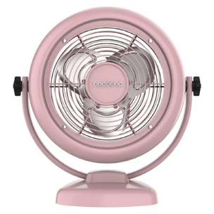 Cecotec Ventilador de sobremesa EnergySilence 800 RetroDesk Pink Cecotec