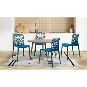 Chaises Dahlia - Bleu canard