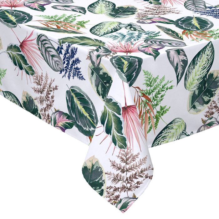 Mantel antimanchas 100% algodón TROPALM - varios tamaños disponibles -