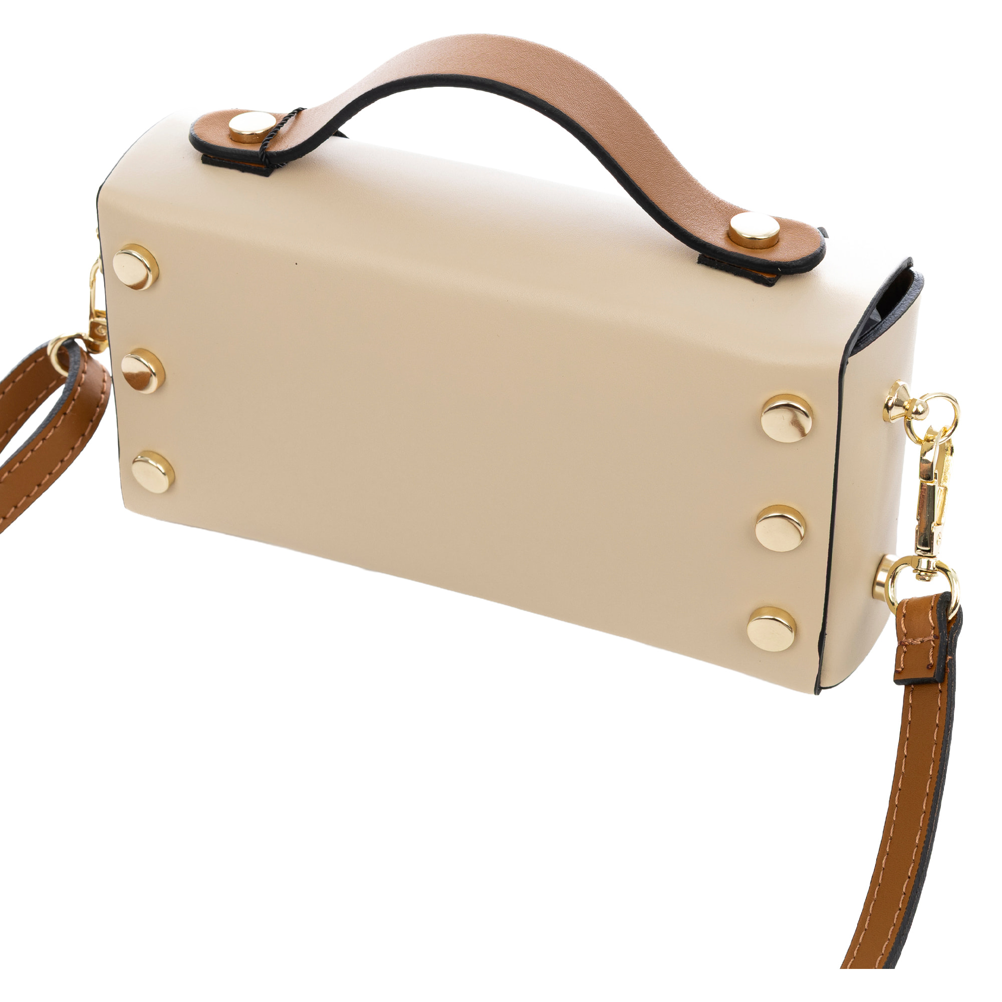 Bellante Bolso bandolera Mujer.Piel auténtica Ruga