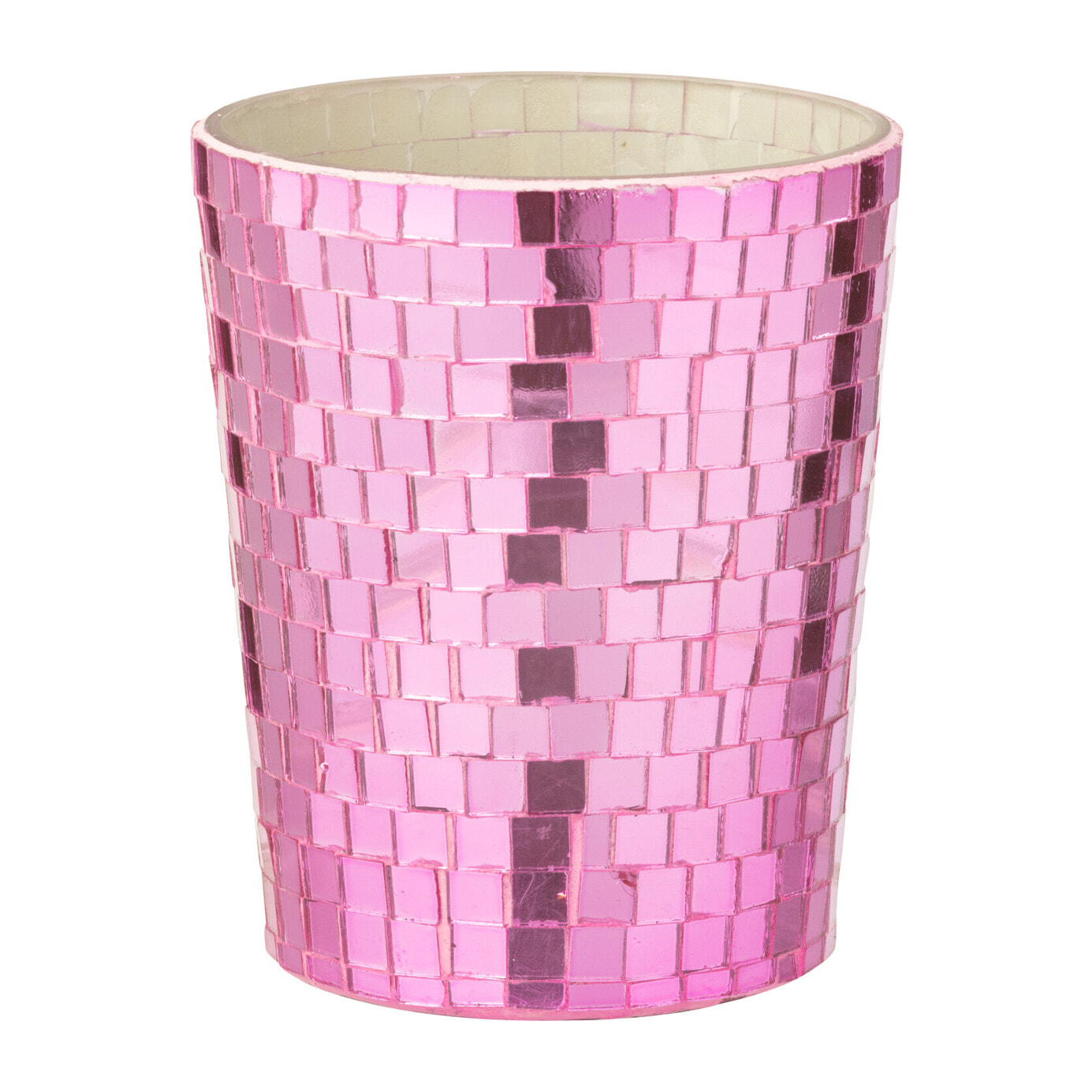 J-Line bougie parfumée Miroir - verre - rose