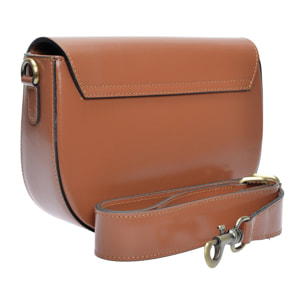 Borsa a spalla Anna Luchini Cammello