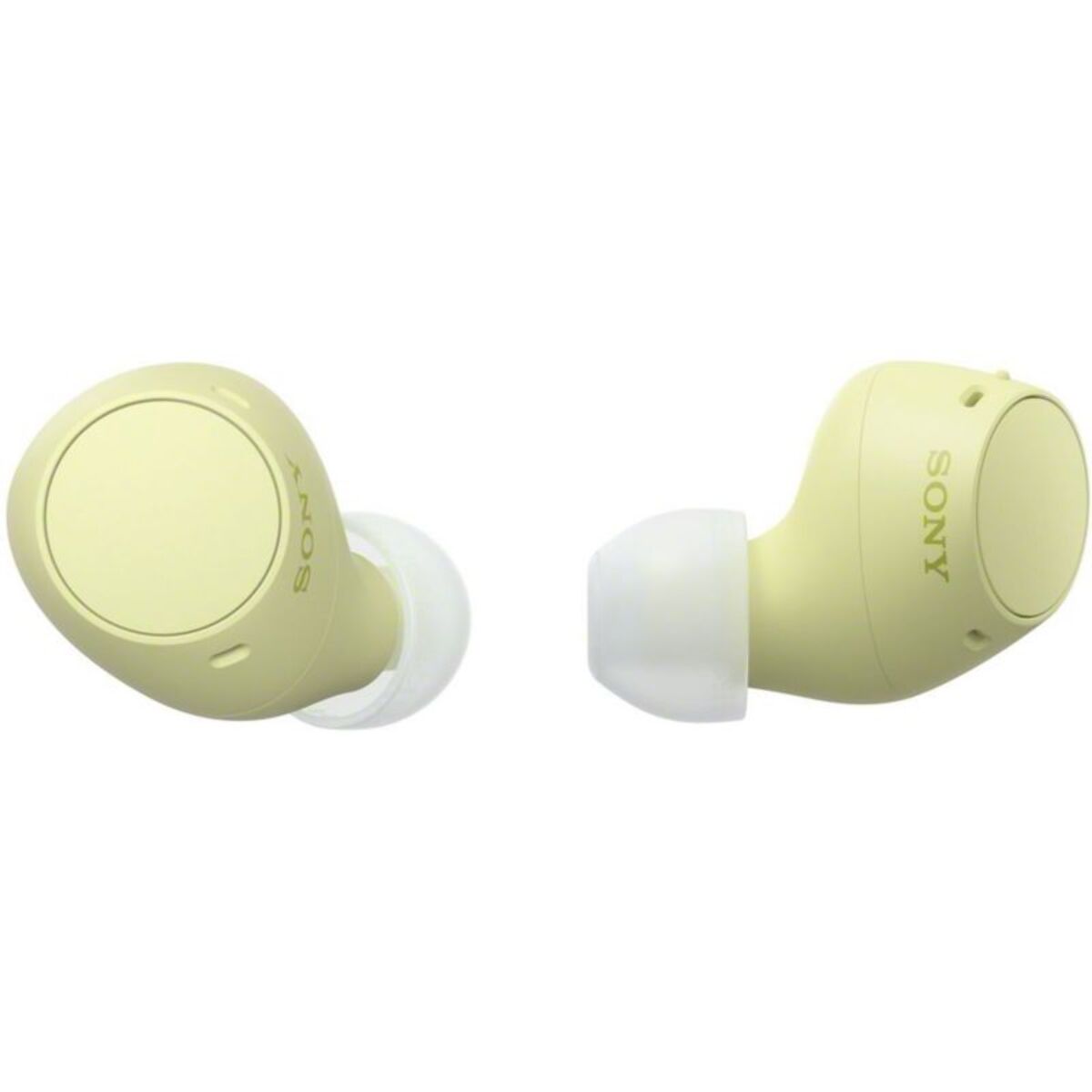 Ecouteurs SONY WF-C510 jaunes - Bluetooth, sans fil, intra-auriculaires, autonomie 22h, résistance pluie et sueur