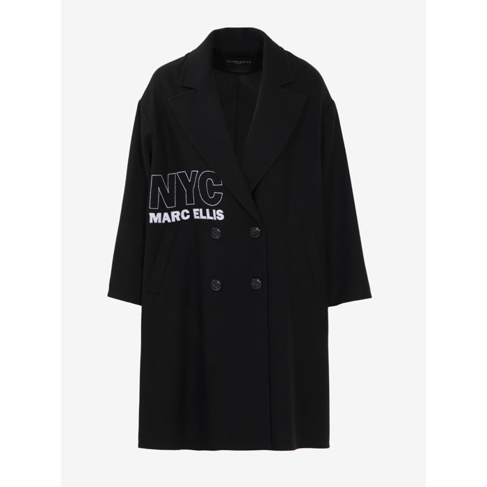 Cappotto da donna Made in Italy - Modello Néve - Poliestere, Viscosa