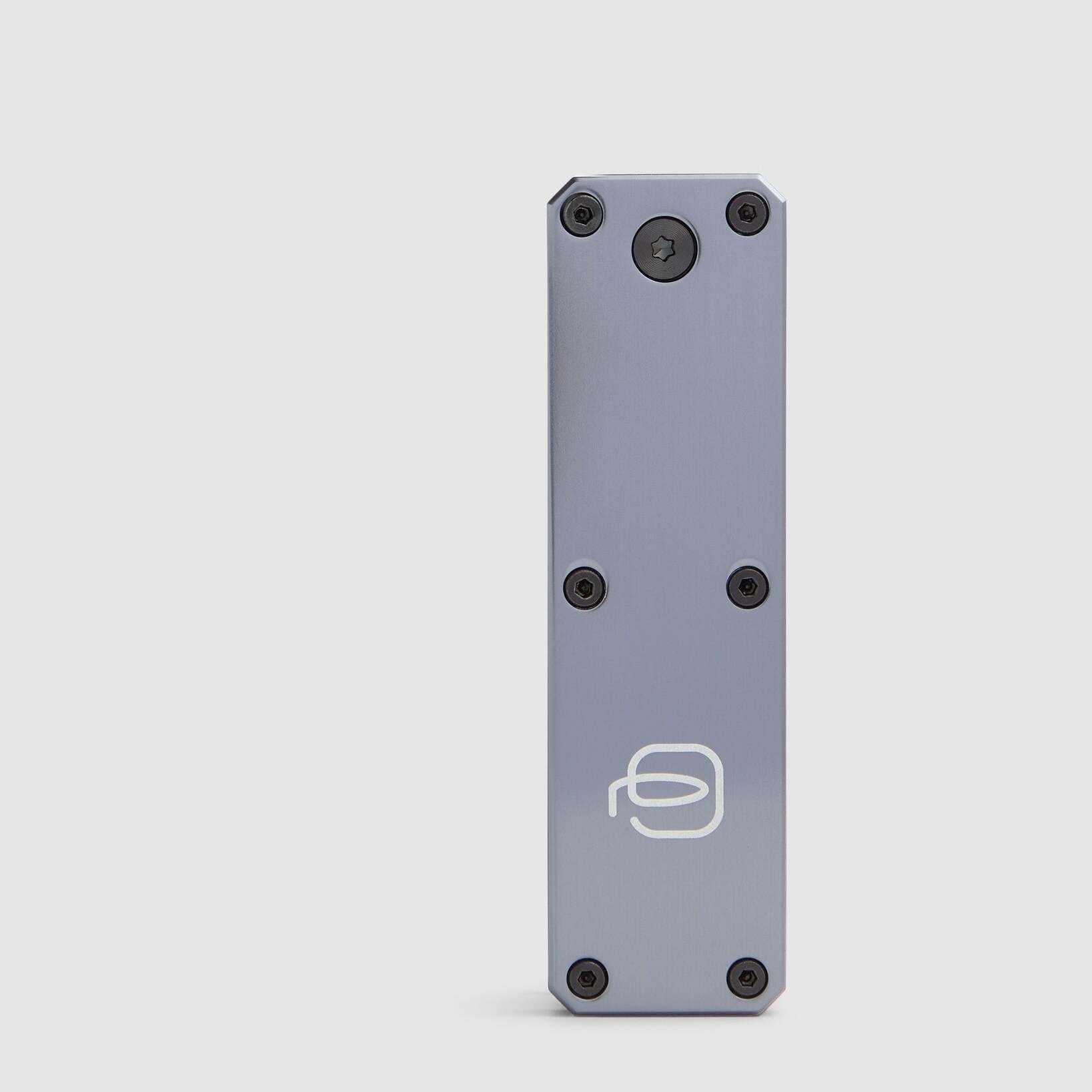 Piquadro Portachiavi personalizzabile in pelle con tracker