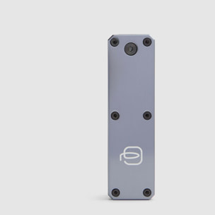 Piquadro Portachiavi personalizzabile in pelle con tracker