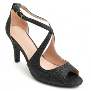 Zapatos de tacón - Negro - Altura: 7 cm