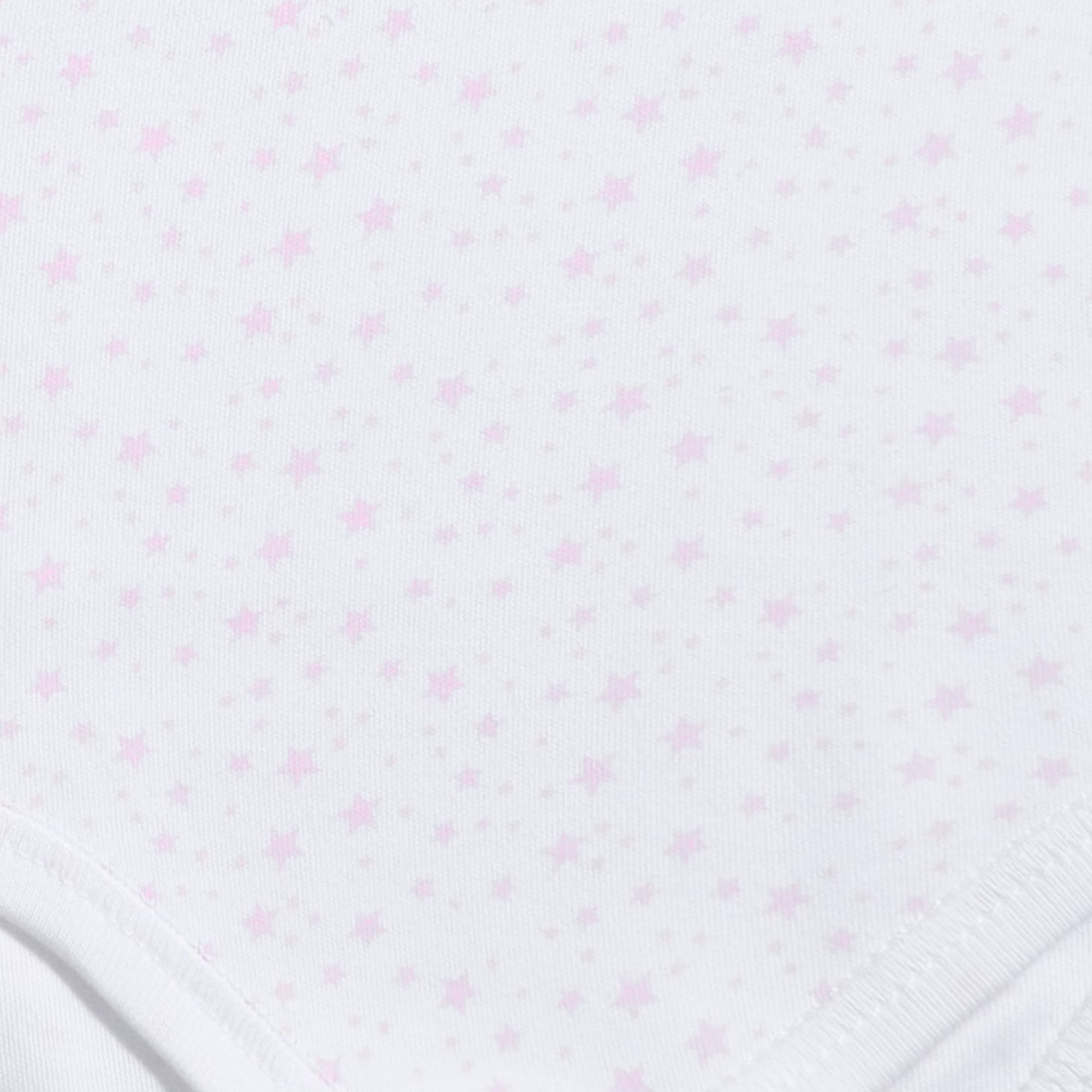 Body bebé manga larga cuello estrellitas