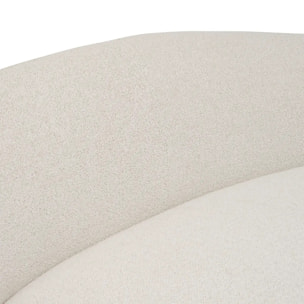 Canapé fixe Nesky 2 places 192x99cm blanc