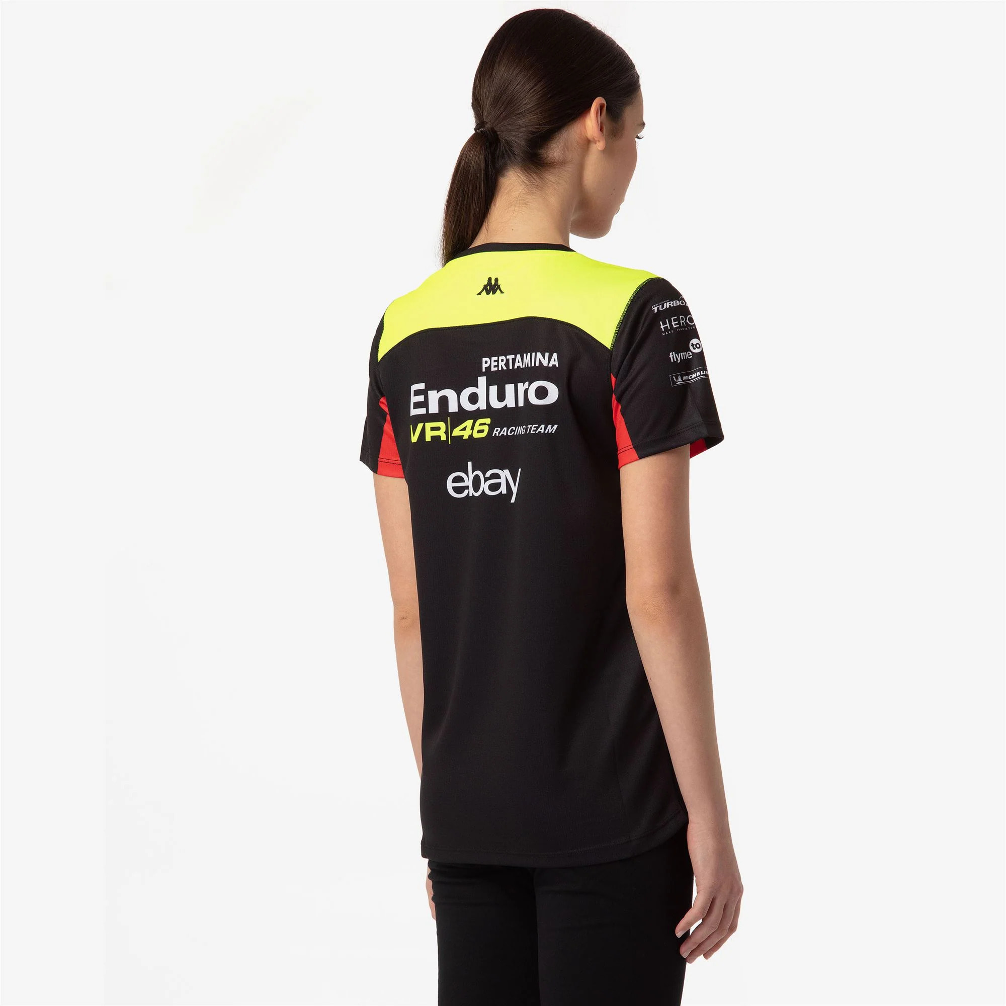 Maglie gioco Kappa Donna Amirywone Vr46 Nero