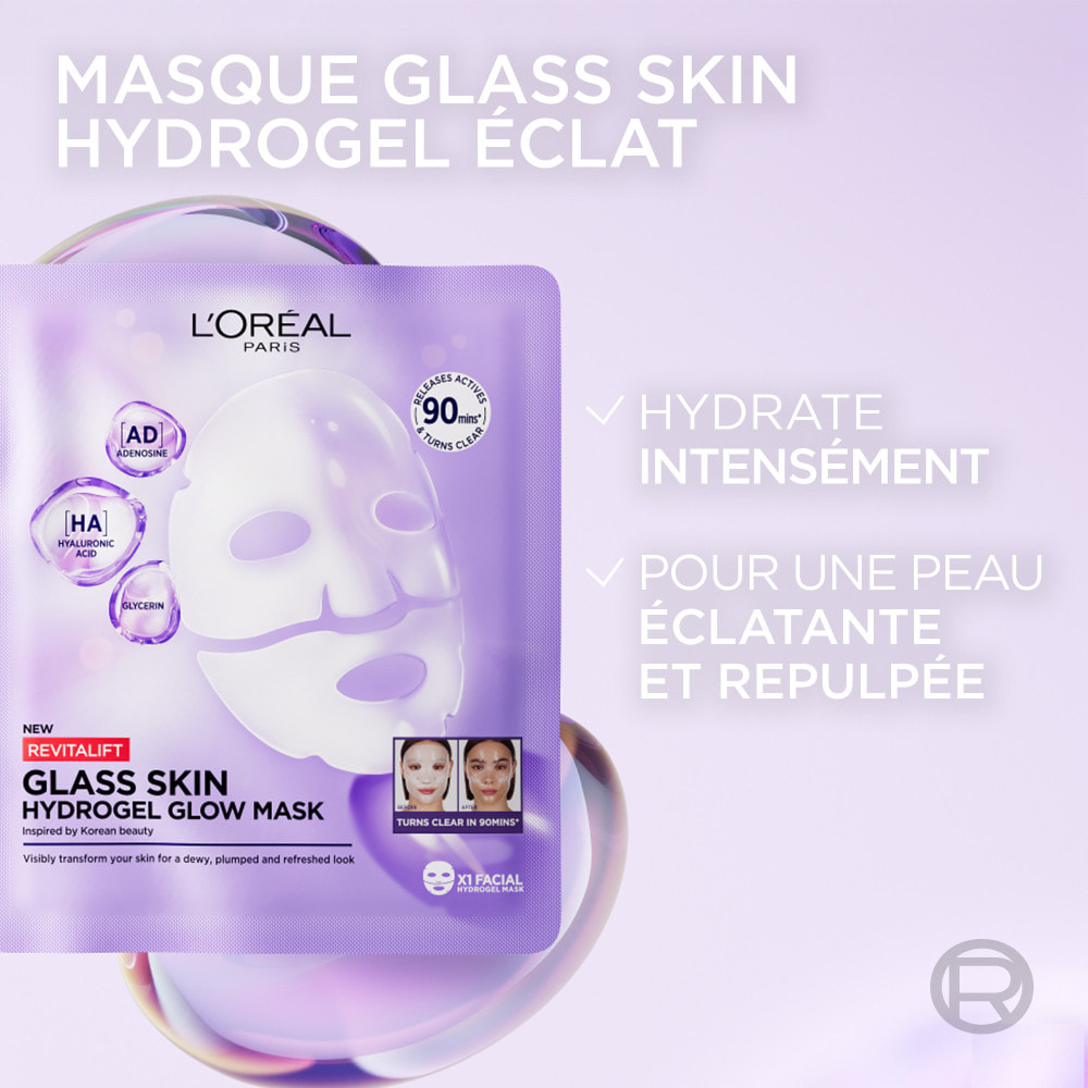 Revitalift Filler Masque Glass Skin Hydrogel Éclat