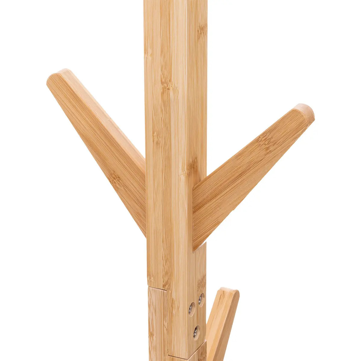 Porte-manteaux 8 crochets bambou