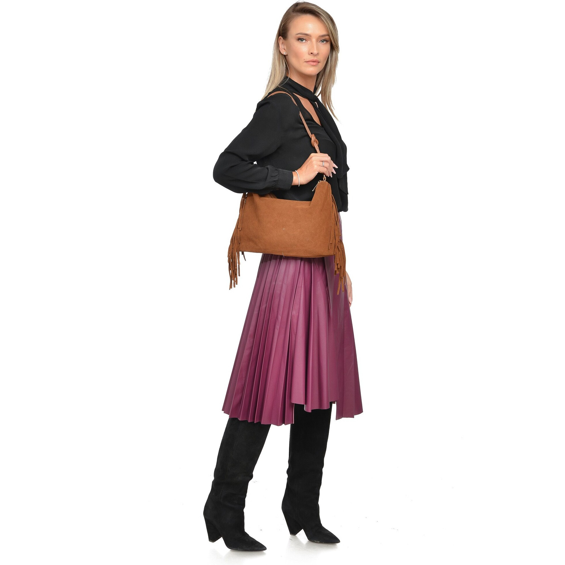 Borsa a tracolla Isabella Rhea Cammello