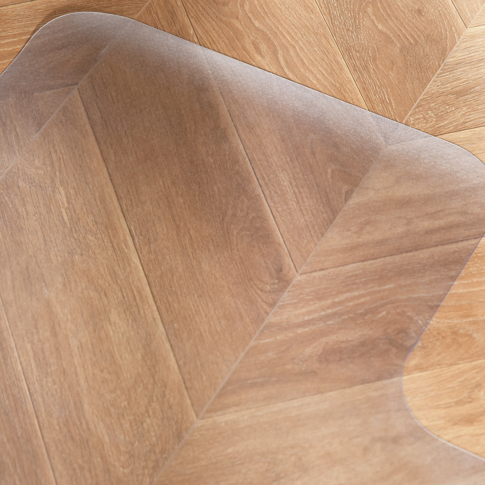 Alfombra Protectora para Silla de Oficina 90x120cm Protector Suelo Enmoquetado (Convexo, Sin picos antideslizantes)