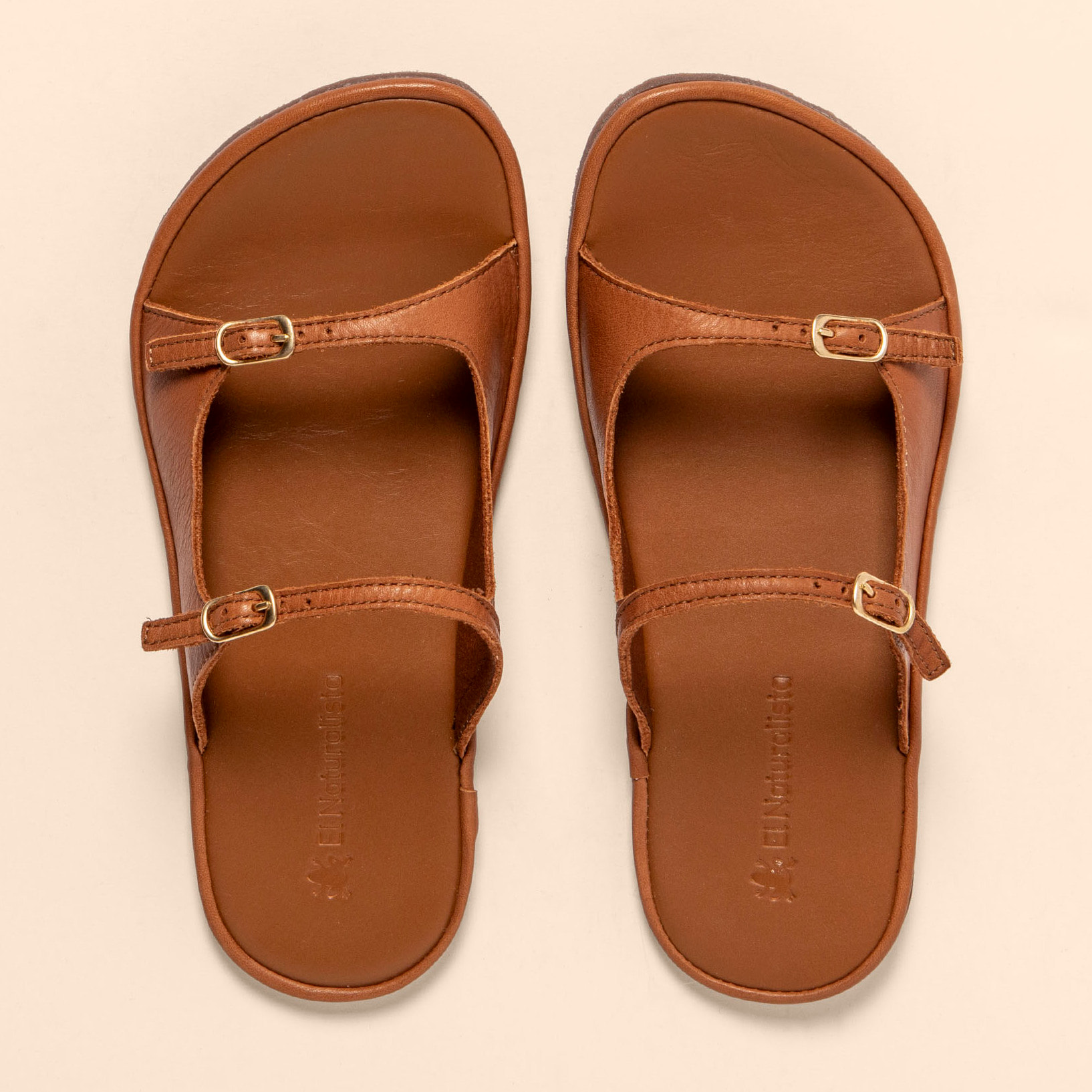 Sandalias N5684 SOFT NAPPA CUERO/ BARE SANDALS color Cuero