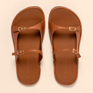 Sandalias N5684 SOFT NAPPA CUERO/ BARE SANDALS color Cuero