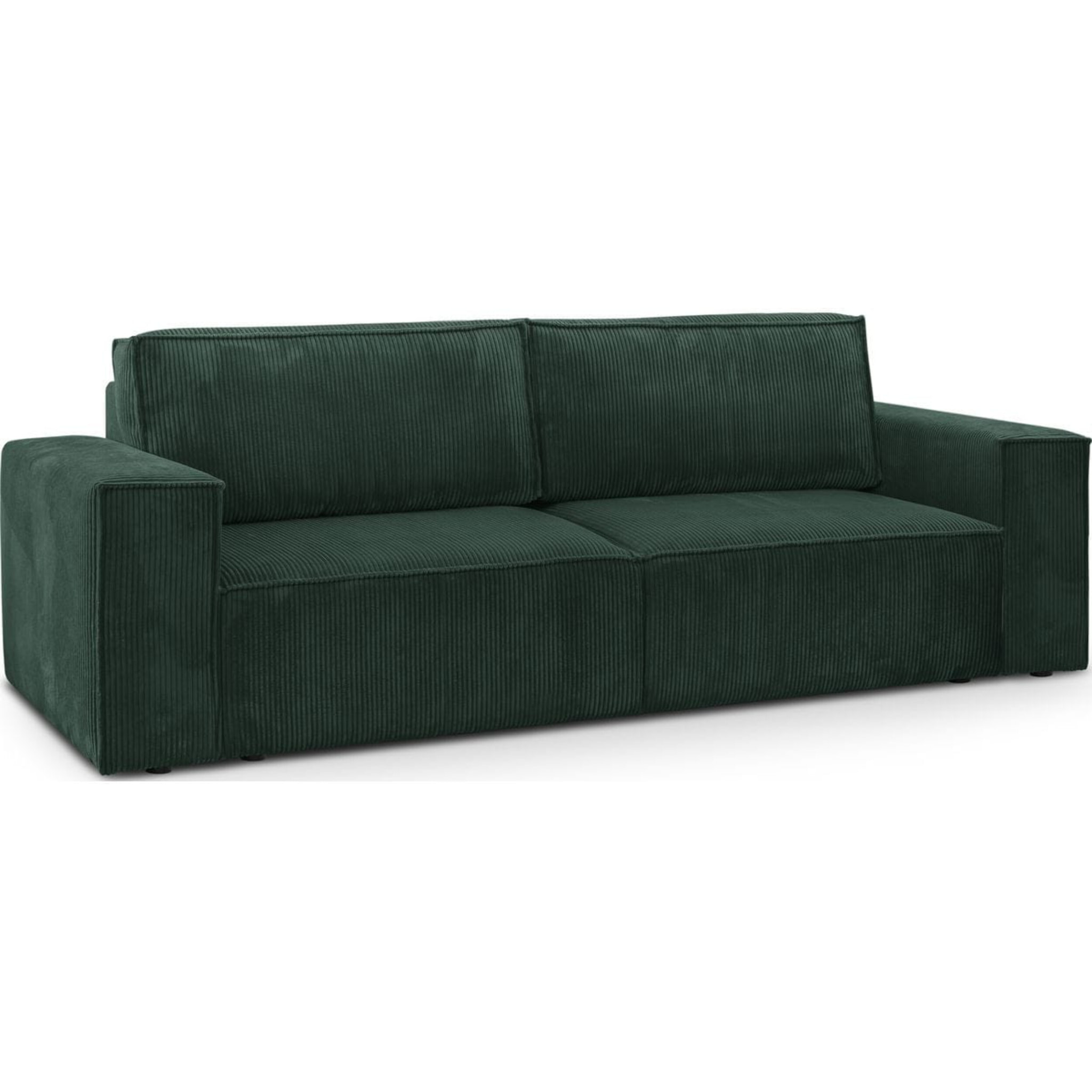 Canapé convertible 3 places en velours côtelé - HARPER