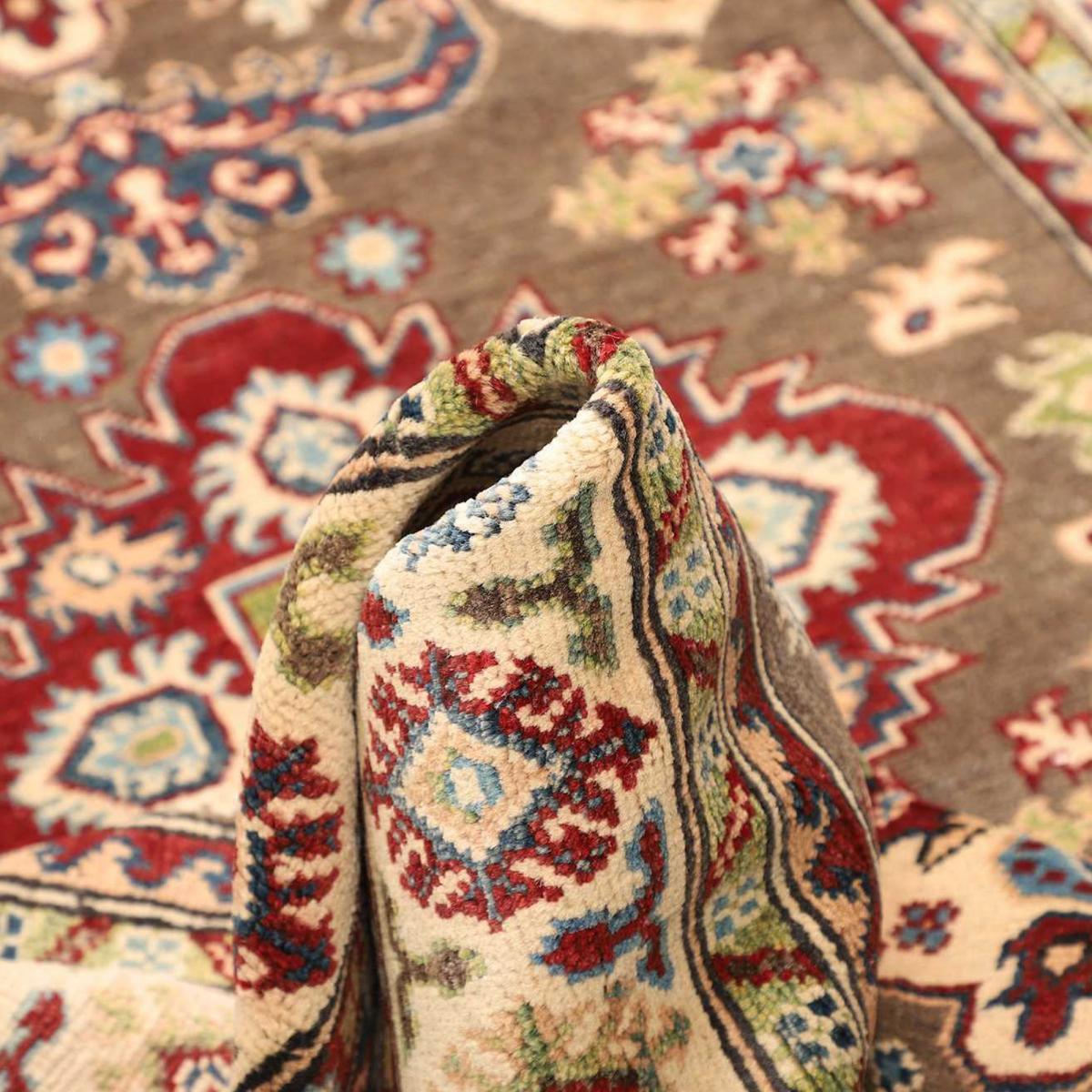 Tapis salon géométrique, noué main en laine, IROSERE
