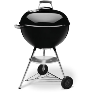 Barbecue charbon WEBER Bar B-Kettle black sur pieds 57 cm
